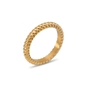 The Simple Reflection gold plated thin ring-