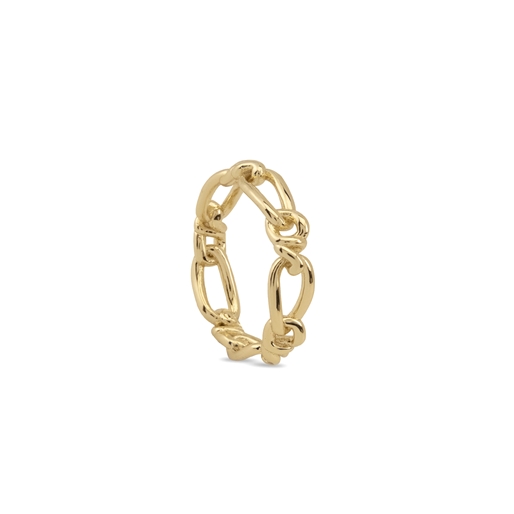 The Chain Addiction II gold plated ring-