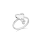 Melting Heart Ring With Silver 925° -