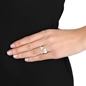 Melting Heart Ring With Silver 925°-