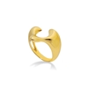 Beauty Flow gold plated ring