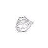 Winged Spirit silver ring with wing motif
