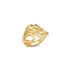 Winged Spirit gold plated ring with wing motif