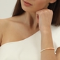 Memory Beat white-light orange pearl bracelet-