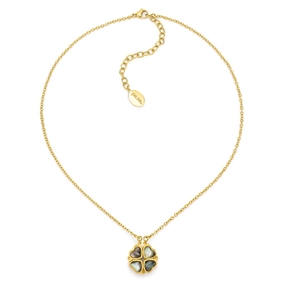 Heart4Heart Yellow Gold Plated Short Necklace-