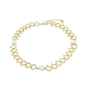 The Chain Addiction gold plated necklace with pearls-