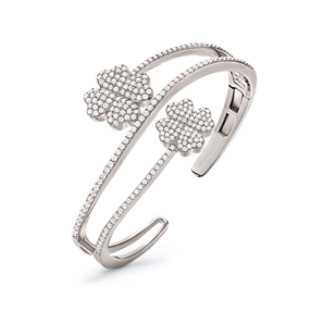 Heart4Heart Silver 925 Cuff Bracelet-