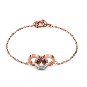 Touch Rose Gold Plated Bracelet-