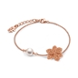 Blooming Grace Silver 925 18k Rose Gold Plated Βραχιόλι-