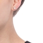 Miss Heart4Heart Silver 925 Rose Gold Plated Multi Wear Long Earrings  -