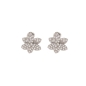 Blooming Grace Silver 925 Long Earrings-