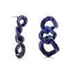 Impress Me II chain earrings in blue