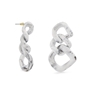 Impress Me II chain earrings in white-