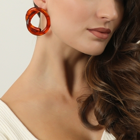 Impress Me large hoops with knot-