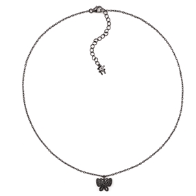 Wonderfly Black Flash Plated Short Necklace-