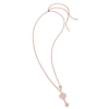 Heart4Heart Rose Gold Plated Short Necklace