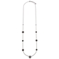 Miss Heart4Heart Black Flash Plated Long Necklace -