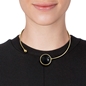 Style Stories Yellow Gold Plated Choker Necklace-