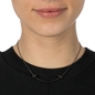 My FF Silver 925 Black Flash Plated Short Necklace-