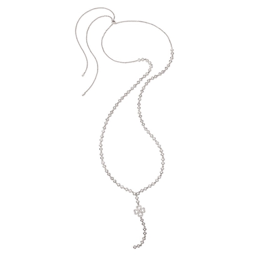 Miss Heart4Heart Silver 925 Rhodium Plated Long Necklace -
