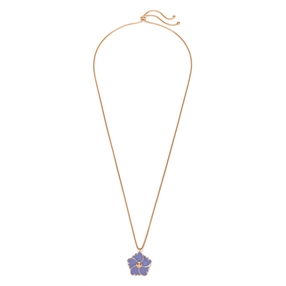 Bloom Bliss Rose Gold Plated Long Necklace-
