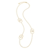 Link Up Silver 925 18k Yellow Gold Plated Long Necklace
