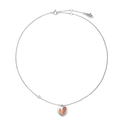 Love To Love Silver 925 Short Necklace-