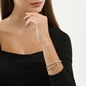 Fashionable.Me necklace/bracelet with star and amethyst stone-