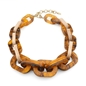Impress Me wood and resin chain necklace-