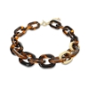 Impress Me chunky chain amber necklace