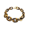 Impress Me chunky chain yellow amber necklace
