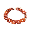 Impress Me chunky red amber necklace