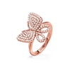 Wonderfly Rose Gold Plated Chevalier Ring