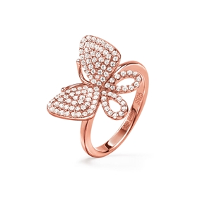 Wonderfly Rose Gold Plated Chevalier Ring-