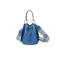Fab n’ Classy μπλε δερμάτινη τσάντα πουγκί-