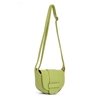Style Society πράσινη δερμάτινη τσάντα χιαστί