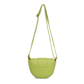 Style Society green leather crossbody bag-