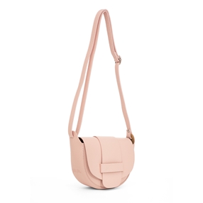 Style Society pink leather crossbody bag-