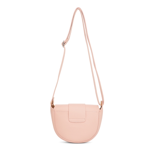 Style Society ροζ δερμάτινη τσάντα χιαστί-