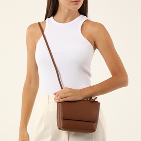 Harmony small brown leather bag-