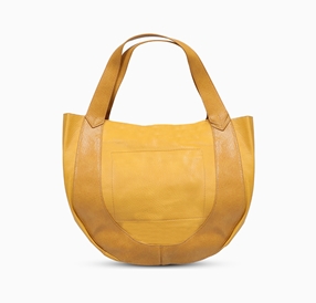 Ample κίτρινη τσάντα ώμου-