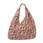 Boho Flair βαμβακερή τσάντα με ριγέ σχέδιο-