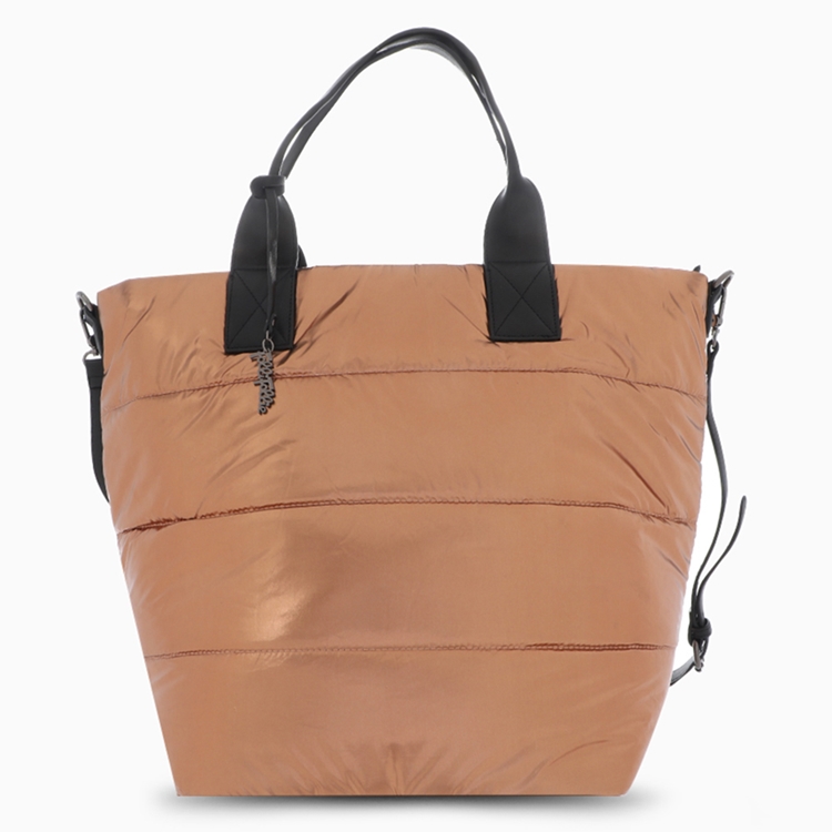 - Metallic Puff Medium Tote Shoulder Bag (ob20y008agb) | Folli Follie ...
