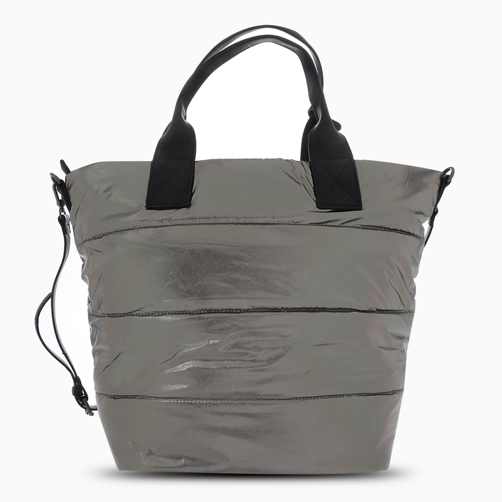 - Metallic Puff Medium Tote Shoulder Bag (ob20y008age) | Folli Follie ...