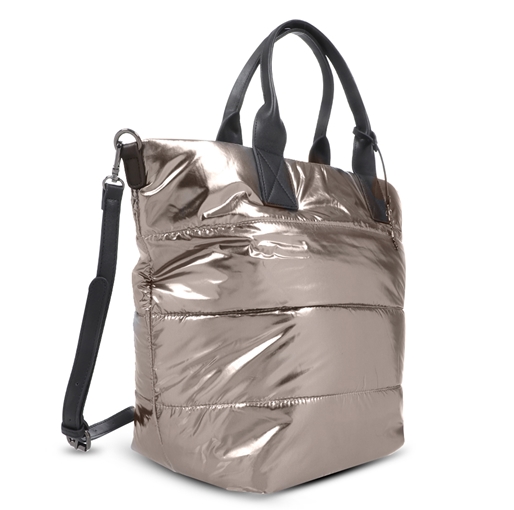 - Metallic Puff Medium Tote Shoulder Bag (ob20y008agi) | Folli Follie ...