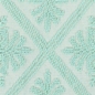 Boho Flair II Turquoise Knitted Flat Tote Bag-