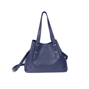 City Vibes blue tote with inner bag-