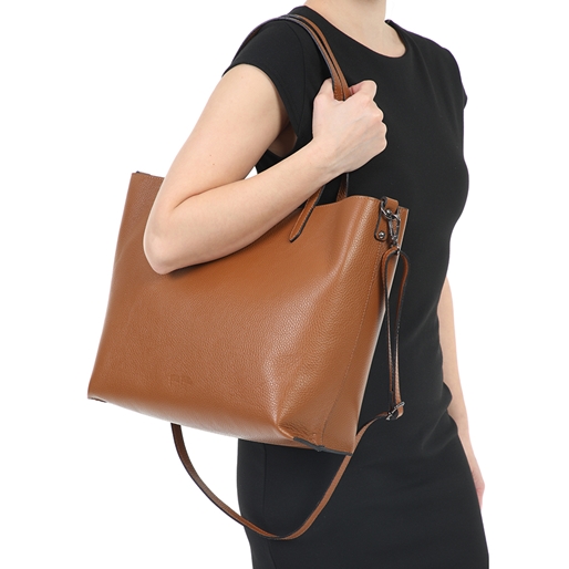 Style Fiesta Big Leather Shoulder Bag-