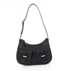 Harmony black leather bag with pockets