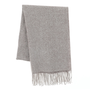 Scarf from wool brown-